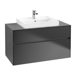 Villeroy Boch Collaro C01900PD Тумба под раковину 1000х500 мм (Black Matt Lacquer)