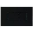 Панель пневм. двойная KARISMA, пластик, черная, soft-touch, OLI 641015