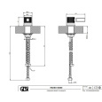 Смеситель для раковины Gessi Inciso (58200#031) хром