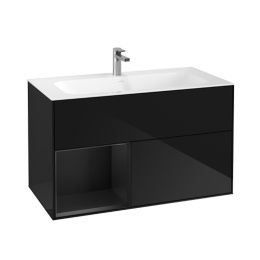 Villeroy Boch Finion G030PDPH Тумба под раковину 996х498 мм (black matt/glossy black)