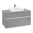 Villeroy Boch Collaro C016L0FP Тумба под раковину 1000х500 мм (Glossy Grey)