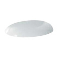 AZZURRA CLAS сиденье для унитаза 56см и моноблока, цвет белый с шарнирами хром (микролифт)