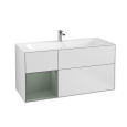 Villeroy Boch Finion F060GMMT Тумба под раковину 1196х498 мм (olive matt/white matt)