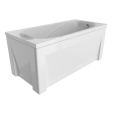 Акриловая ванна 150x70 Alex Baitler (NEMI 150*70), прямоугольная