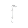 Душевая система GROHE Tempesta System 250 Cube (26694001) с переключателем потоков, хром 