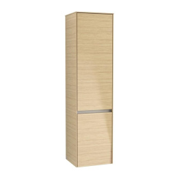 Villeroy Boch Collaro C03400VJ Шкаф пенал для ванной комнаты, петли слева (Nordic Oak)