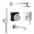 Grohe Eurocube 119696 Душевая система, со смесителем встроенным