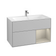 Villeroy Boch Finion F040HHGJ Тумба под раковину 996х498 мм (sand matt/light grey matt)