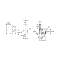 Чаша напольного унитаза Roca Dama-N (34278W000) белый