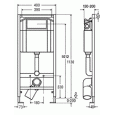 Система инсталляции Viega Eco-WC 606 671 для подвесного унитаза (Германия)