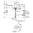 Grohe Europlus 33156 001 Смеситель однорычажный для раковины (хром)