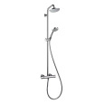 Душевая система 27169000 Hansgrohe Croma 100 Showerpipe с термостатом