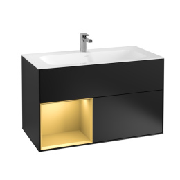 Villeroy Boch Finion F030HFPD Тумба под раковину 996х498 мм (gold matt/black matt)