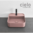 Ceramica CIELO Shui Comfort SHCOLAQF CP - Раковина для ванной комнаты 44*43 см, подвесная - накладна