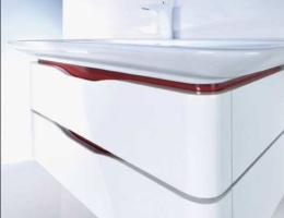 Тумба под раковину Duravit PuraVida PV676708588, красный