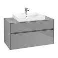 Villeroy Boch Collaro C01900FP Тумба под раковину 1000х500 мм (Glossy Grey)