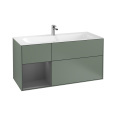 Villeroy Boch Finion F060GKGM Тумба под раковину 1196х498 мм (anthracite matt/olive matt)