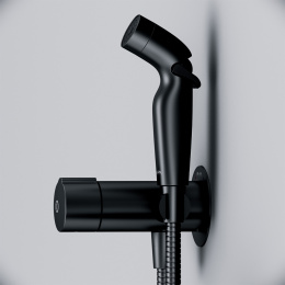 Гигиенический душ с нажимным смесителем Am.Pm X-Joy (F0H85A522) черный