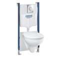 Grohe Solido Compact 39415000 Комплект инсталляция и унитаз подвесной, стандартные