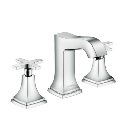 Смеситель для раковины на 3 отверстия 31306000 Hansgrohe Metropol Classic (хром)