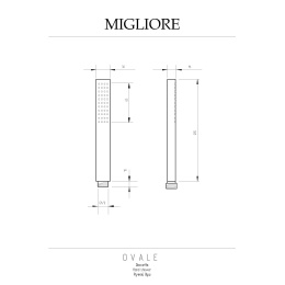 Ручной душ Migliore Ovale 20027 хром