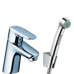 Смеситель Hansgrohe Bidette 32126000 для раковины с гигиеническим душем