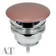 Сток для раковины AeT clic-clack хром, цвет керамики розовый матовый A038142