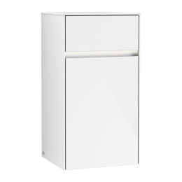 Villeroy Boch Collaro C032L0DH Шкаф боковой для ванной комнаты, петли слева (Glossy White)