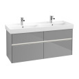 Villeroy Boch Collaro C013L0FP Тумба под раковину 1254х444 мм (Glossy Grey)