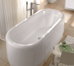 Акриловая ванна Villeroy & Boch Nexion 180x80x60 см цвет white alpin.UBQ180NE07APV с основанием