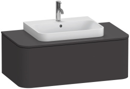 Тумбочка для подвесной консоли 100 см Duravit Happy D.2 Plus HP493108080, серый