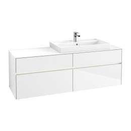 Villeroy Boch Collaro C027L0DH Тумба под раковину 1600х500 мм (Glossy White)