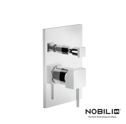 Смеситель NOBILI Cube CB00500CR Термостат для душа