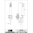 Душевой гарнитур Gessi Inciso (58123#031) хром