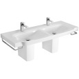 Раковина двойная 130 см Villeroy&Boch Sentique (5126D1S3) белый матовый