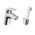 Смеситель для раковины Hansgrohe Logis 71290000 с гигиеническим душем Хром