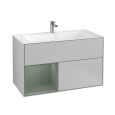 Villeroy Boch Finion G030GMGJ Тумба под раковину 996х498 мм (olive matt/light grey matt)