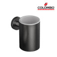 Colombo Design PLUS W4902.GM - Настенный стакан для зубных щеток (Графит шлифованный)